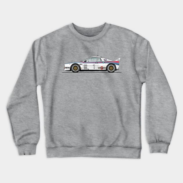 Lancia Rally 037 - Showcase Crewneck Sweatshirt by Vanillah